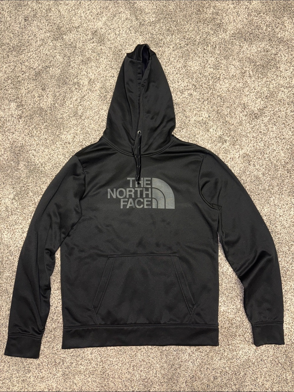 The North Face Men’s Black Pullover Hoodie with Logo